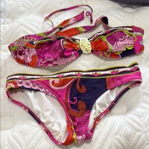 Trina Turk Pink and Orange Bikini